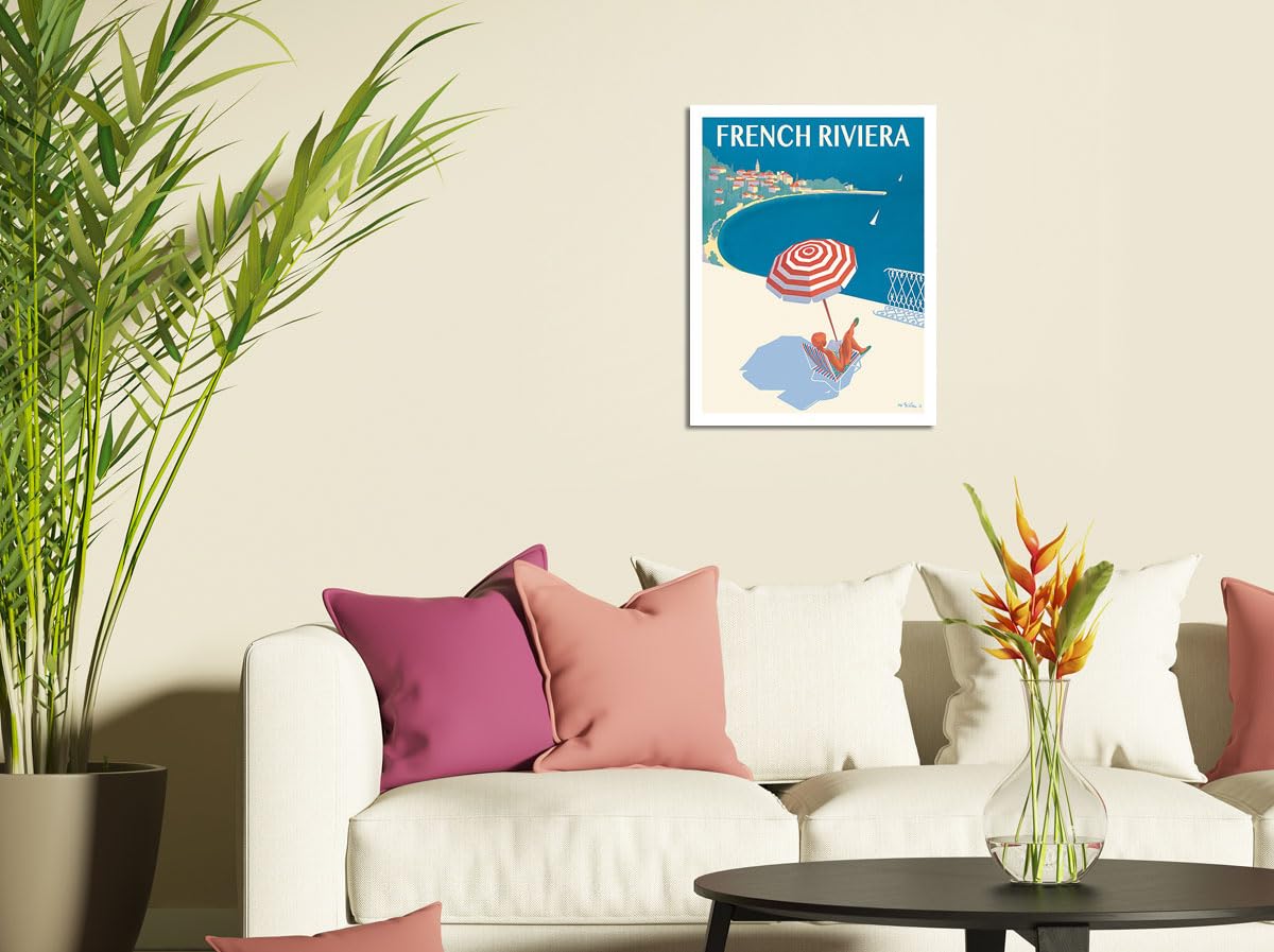Amazon.com: Pacifica Island Art French Riviera - Cote d'Azur